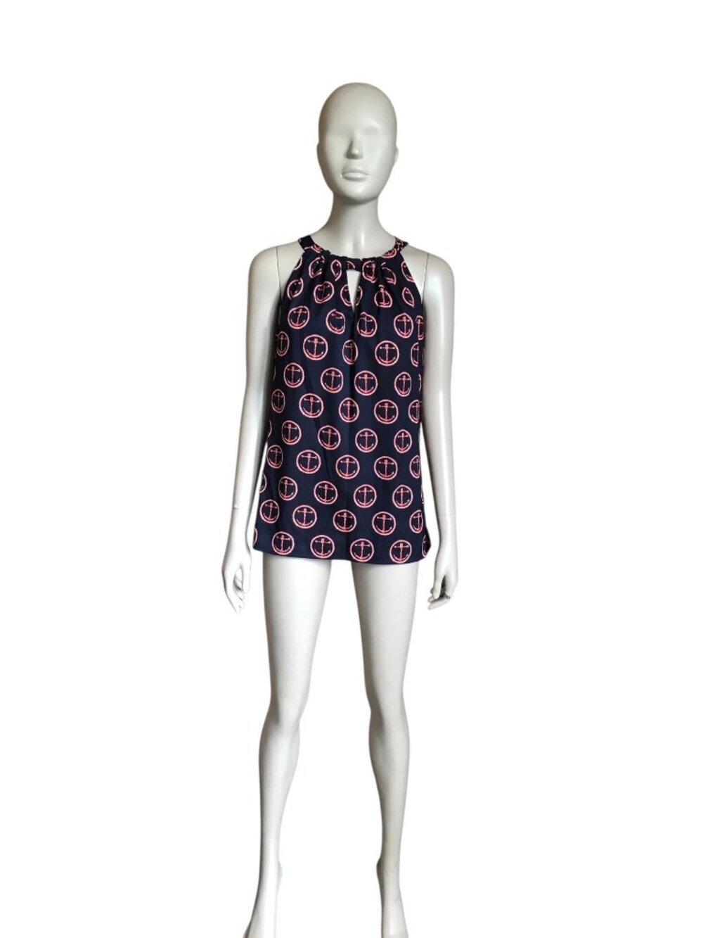 Outback Red Blue and Red Anchor Tank Top